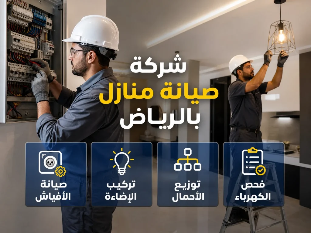 شركة صيانة منازل بالرياض 3 صيانة كهرباء منازل بالرياض
