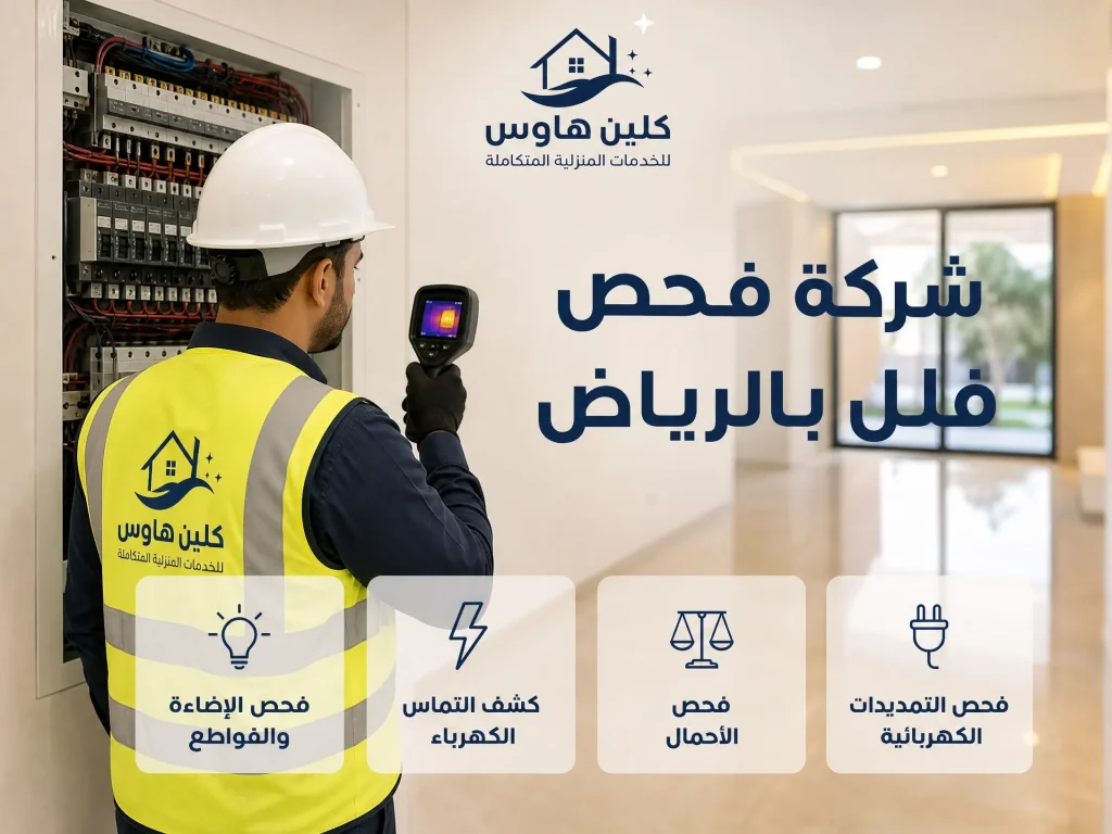شركة فحص فلل بالرياض 3 فحص كهرباء بالرياض