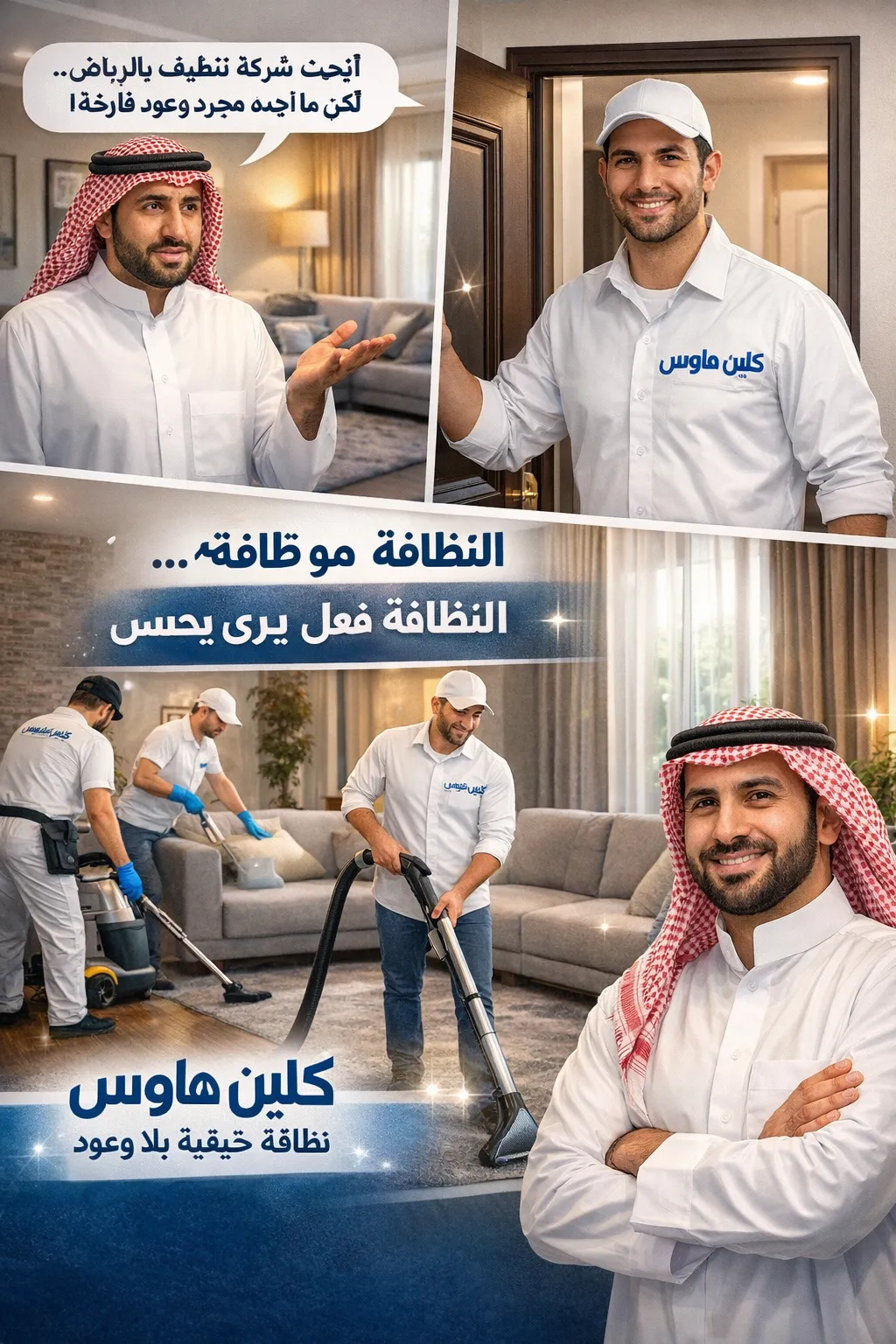 حوار عبقرى النظافة في الرياض