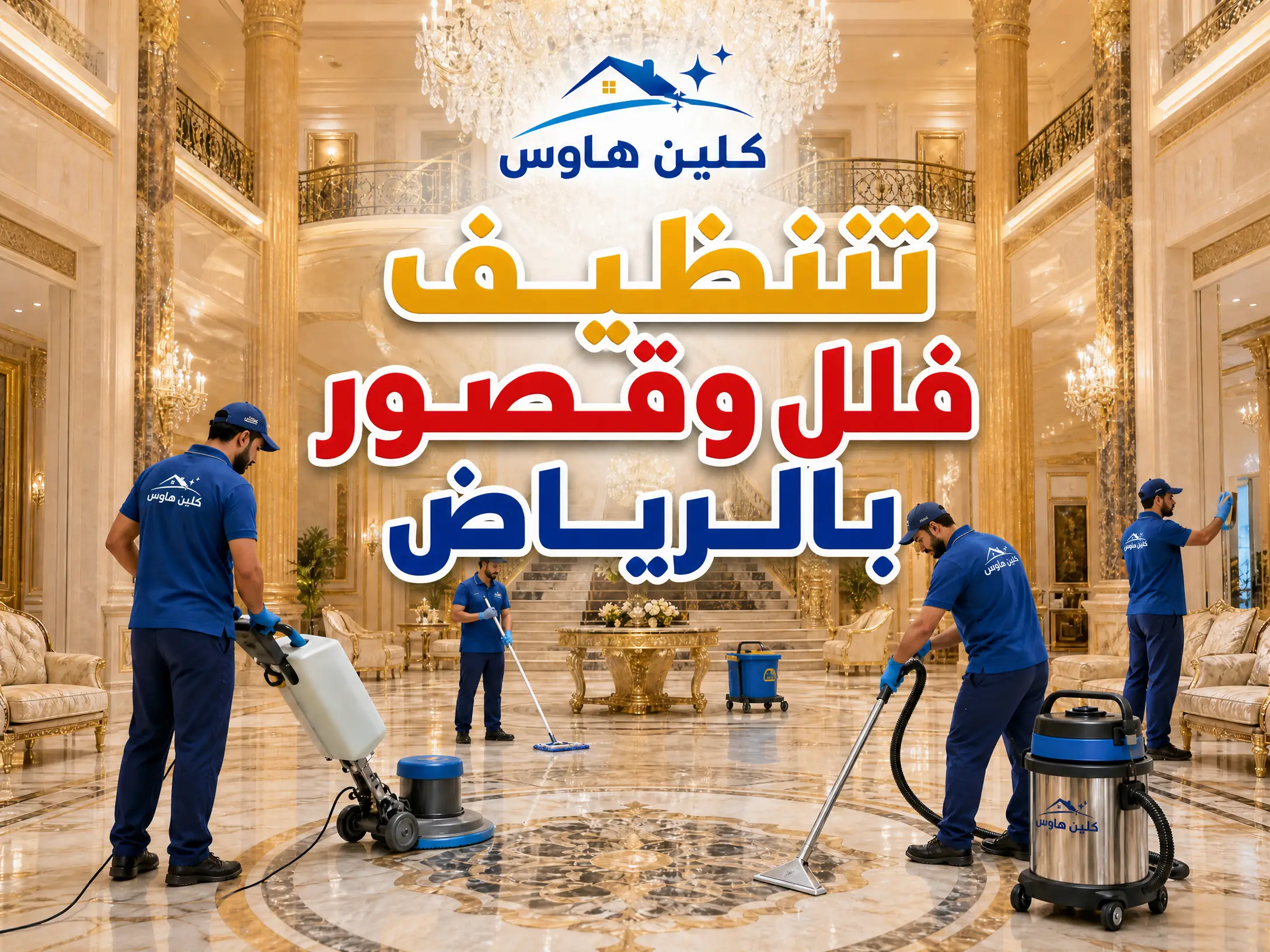 تجربتى الاولى 6 تنظيف فلل وقصور بالرياض
