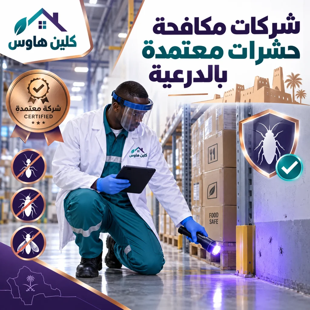 شركة مكافحة حشرات بالدرعية 4 شركات مكافحة حشرات معتمدة بالدرعية